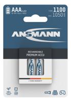 5035232 Ansmann NiMH Rechargeable AAA Battery, 1.1Ah, 1.2V