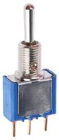 5238cdb APEM Toggle Switch, PCB Mount, On-Off-(On), SPST, PC Terminal Terminal, 20V ac/dc