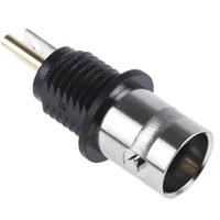 j01001d0043 Telegartner, Jack Panel Mount BNC Connector, 50Ω, Solder Termination, Straight Body