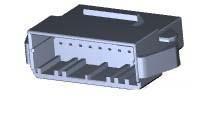 1-1903131-0 TE Connectivity, Dynamic 1000 Male Connector Housing, 2.5mm Pitch, 20 Way, 2 Row