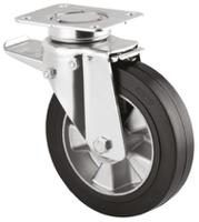 3642iep200p63 Tente Braked Swivel Castor Wheel, 450kg Capacity, 200mm Wheel