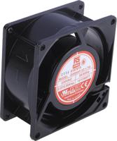 619-7015 RS PRO Axial Fan, 230 V ac, AC Operation, 51m³/h, 12W, 60mA Max, 80 x 80 x 38mm