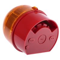 psc-0027 Klaxon Sonos Series Amber Sounder Beacon, 17 → 60 V dc, Wall Mount, 106dB at 1 Metre