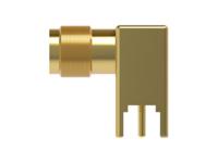 5-1814400-2 TE Connectivity 5-1814400 Series Socket Board Mount Coaxial PCB Connector, Solder, Through Hole Termination, Right