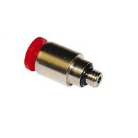 c022a0605 Norgren Pneufit C Series Straight Fitting, M5 Male to Push In 6 mm, Threaded-to-Tube Connection Style