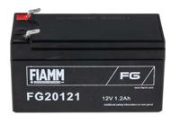 fg20121 Fiamm 12V Faston F1 Sealed Lead Acid Battery, 1.2Ah