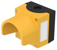 45-4201401 EAO Yellow Plastic 45 Enclosure - 1 Hole 22.3mm Diameter