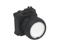 ipe22flilwh TE Connectivity ALCOSWITCH Series Illuminated Push Button Switch, Momentary, Panel Mount, 22.5mm Cutout, White LED, IP65