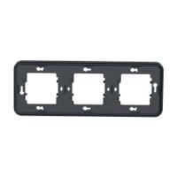 mur34109 Schneider Electric Grey 3 Gang Plug Socket, Indoor, Outdoor Use