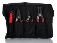 249-8652 RS PRO 4 Piece Electrician Tool Kit with Roll
