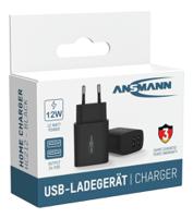 1001-0106-520 Ansmann 12W Power Brick AC/DC Adapter 5V dc Output, 2.4A Output