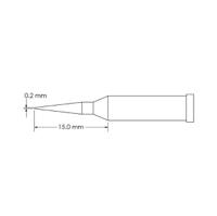 gt4-cn1502a Metcal GT4-CN1502A 0.2 x 15 mm Conical Soldering Iron Tip for use with Soldering Iron