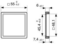 26546845 Crouzet Adapter For Use With Electromechanical Hour Counter