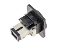 874-1251 RS PRO XLR Panel Mount Fibre Optic Adapter, Female