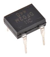 df02m Diodes Inc Bridge Rectifier, 1A, 200V, 4-Pin