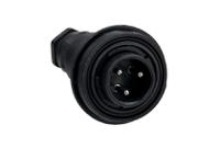 px0732p Bulgin Circular Connector, 3 Contacts, In-Line, Standard Connector, Plug, Male, IP68, IP69K, Standard Buccaneer Series