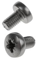 914-1857 RS PRO Pozi M5 Pan A4 316 Stainless Steel Machine Screws DIN 7985 x 8.0mm