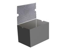 43877 Zarges K470 High Density Rectangular Foam Insert, For Use With K450 Case Model 40725, K470 Case Model 40565