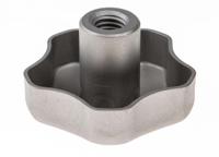 478-614 RS PRO Silver Multiple Lobes Clamping Knob, M8, Threaded Hole
