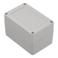 206-9100 RS PRO Light Grey Polycarbonate Enclosure, IP65, Light Grey Lid, 120 x 80 x 75.2mm