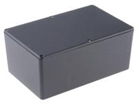 1590ebk Hammond 1590 Series Black Die Cast Aluminium Enclosure, IP54, Black Lid, 187.5 x 119.5 x 78mm