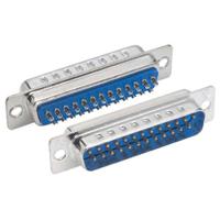 sd25p L-Com SD25 25 Way Screw D-sub Connector Plug, 2.77mm Pitch, with Jack Screw