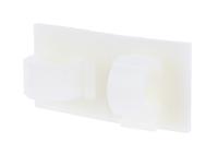 151-13021-ra13-pa66-na HellermannTyton Natural Nylon Cable clip, 13mm Max. Bundle