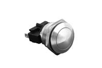 mp0031 Bulgin MP0031 Series Push Button Switch, Momentary, Panel Mount, 19.2mm Cutout, SPST, 250V ac, IP66