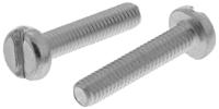 560-013 RS PRO Slot M4 Pan Steel Machine Screws DIN 85 x 20.0mm