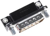 5747841-6 TE Connectivity Amplimite HD-20 15 Way Right Angle Through Hole D-sub Connector Plug, 2.74mm Pitch, with 4-40 UNC
