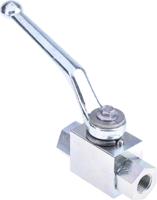 297-5827 RS PRO Zinc Passivated Steel Hydraulic Ball Valve G 1/4