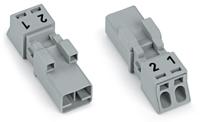 890-252 WAGO 890 Series Male Lighting Connector, 2-Pole, Male, 2-Way, Plug-In Mount, 16A