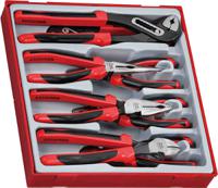 ttd441-t Teng Tools 8-Piece Plier Set, 225 mm Overall