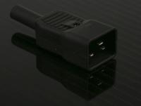 776-9125 RS PRO C20 Cable Mount IEC Connector Male, 16A, 250 V