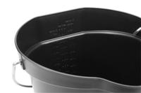 56889 6L Plastic Black Bucket With Handle