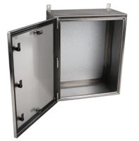 758-7214 RS PRO 304 Stainless Steel Wall Box, IP69K, 600 mm x 500 mm x 300mm