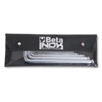 96bpinoxb9 BETA 6 piece L Shape Metric Hex Key Set, 2.5mm