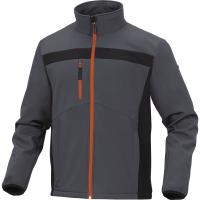 lule2gogt Delta Plus LULEA2 Black/Green/White/Yellow, Water Repellent Softshell Jacket, L