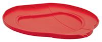 56934 Plastic Red Bucket Lid With Handle