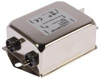 fn2090z-6-06 Schaffner, FN2090 6A 250 V ac/dc 0 → 400Hz, Chassis Mount EMI Filter, Fast-On, Single Phase