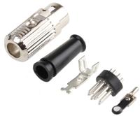 491-138 RS PRO 8 Pole Din Plug, 1A, 100 V ac, Push Lock, Male, Cable Mount