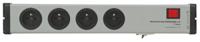 0221x02042301 Bodo Ehmann Type E - French 4 Gang Power Distribution Unit, 1.5m Cable, 16A, 250 V, RCD Protected