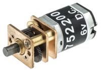 752-2002 RS PRO Brushed Geared DC Motor, 0.46 W, 6 V dc, 202 g.cm, 145 rpm, 3mm Shaft Diameter