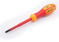 253-9682 RS PRO Phillips Insulated Screwdriver, PH0 Tip, 60mm Blade, VDE/1000V, 150mm Overall