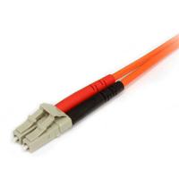 fiblcsc1 StarTech.com LC to SC Duplex Multi Mode OM1 Fibre Optic Cable, 62.5/125μm, Orange, 1m