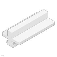 3842523207 Bosch Rexroth Sliding Block, Connecting Component, Groove Size 10mm
