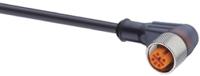 43595-rkwt-4-3-2242-m Lumberg Automation Female 4 way M12 to Unterminated Free End Sensor Actuator Cable, 2 m