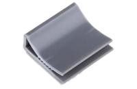 269-1833 RS PRO Grey PVC Flat cable clamp, 8mm Max. Bundle