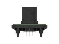 1-2377477-1 TE Connectivity 1-23774 Series Vertical Panel PCB Header, 6 Contact(s), 6 mm Pitch, 2 Row, Shrouded