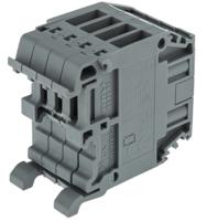 1sna115408r2500 Entrelec Distribution Block, 4 Way, 4mm², 32A, 800 V, Grey